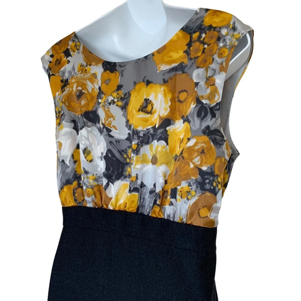 J.Crew Silk Wool Floral Dress Sz 4